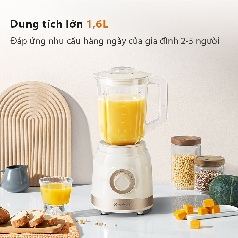 Máy xay sinh tố 500W 3 cối Gaabor JM-16M01A